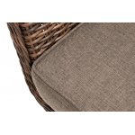 Прованс диван из искусственного ротанга трехместный, цвет коричневый