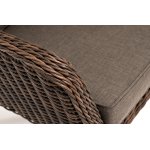 Прованс кресло из искусственного ротанга, цвет коричневый