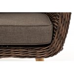 Прованс кресло из искусственного ротанга, цвет коричневый