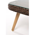 Прованс столик журнальный из ротанга, цвет коричневый