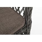 Сицилия плетеный стул из искусственного ротанга, цвет графит