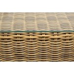 Боно журнальный столик из искусственного ротанга, цвет соломенный