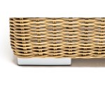 Боно журнальный столик из искусственного ротанга, цвет соломенный