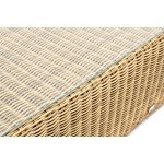 Боно журнальный столик из искусственного ротанга, цвет соломенный