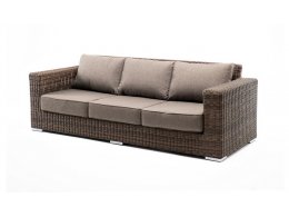 Боно диван из искусственного ротанга трехместный, цвет коричневый