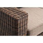 Боно диван из искусственного ротанга трехместный, цвет коричневый