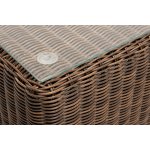 Боно журнальный столик из искусственного ротанга, цвет коричневый