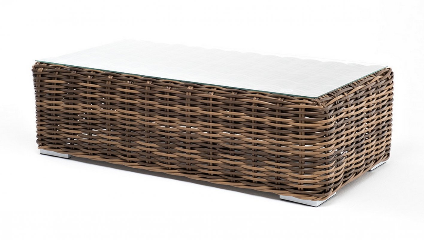 Палермо журнальный столик из искусственного ротанга, цвет соломенный