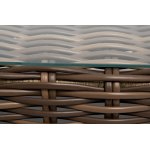 Палермо журнальный столик из искусственного ротанга, цвет соломенный