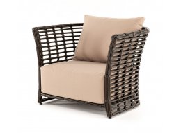 Валенсия кресло из искусственного ротанга, цвет бронзовый