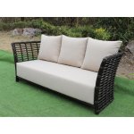 Валенсия диван из искусственного ротанга трехместный, цвет бронзовый