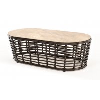 Валенсия журнальный столик из искусственного ротанга, цвет бронзовый