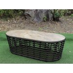 Валенсия журнальный столик из искусственного ротанга, цвет бронзовый