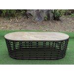 Валенсия журнальный столик из искусственного ротанга, цвет бронзовый