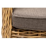 Цесена кресло плетеное из искусственного ротанга, цвет соломенный