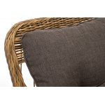 Цесена кресло плетеное из искусственного ротанга, цвет соломенный