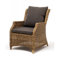 Неаполь плетеный стул из искусственного ротанга, цвет соломенный