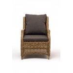 Неаполь плетеный стул из искусственного ротанга, цвет соломенный