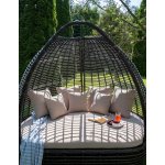 Тенерифе плетеная кровать, цвет бронзовый