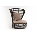 Парма кресло из искусственного ротанга, цвет бронзовый