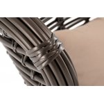 Парма кресло из искусственного ротанга, цвет бронзовый