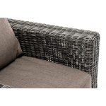 Боно кресло из искусственного ротанга, цвет графит