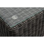 Боно журнальный столик из искусственного ротанга, цвет графит