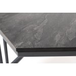 Женева интерьерный стол из HPL шестиугольный, D50, H35, цвет серый гранит