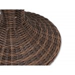 Леванте стол круглый из искусственного ротанга, цвет коричневый
