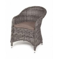 Равенна плетеное кресло из искусственного ротанга, цвет графит