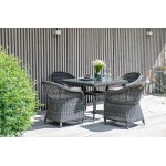 Равенна плетеное кресло из искусственного ротанга, цвет графит