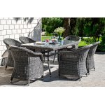 Равенна плетеное кресло из искусственного ротанга, цвет графит