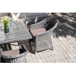 Равенна плетеное кресло из искусственного ротанга, цвет графит