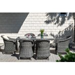 Равенна плетеное кресло из искусственного ротанга, цвет графит