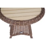 Равенна кофейный стол из искусственного ротанга, цвет коричневый