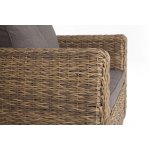 Кальяри кресло из искусственного ротанга (гиацинт), цвет соломенный