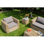 Кальяри кресло из искусственного ротанга (гиацинт), цвет соломенный