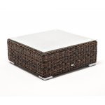 Лунго журнальный столик плетеный (гиацинт), цвет коричневый