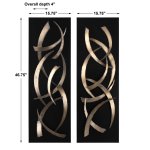 Стеновые панели BRUSHSTROKES (комплект из 2 штук)