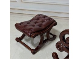 ANGELINA (АНГЕЛИНА) Пуф под ноги  (cat.02 кожа нат. Н005)