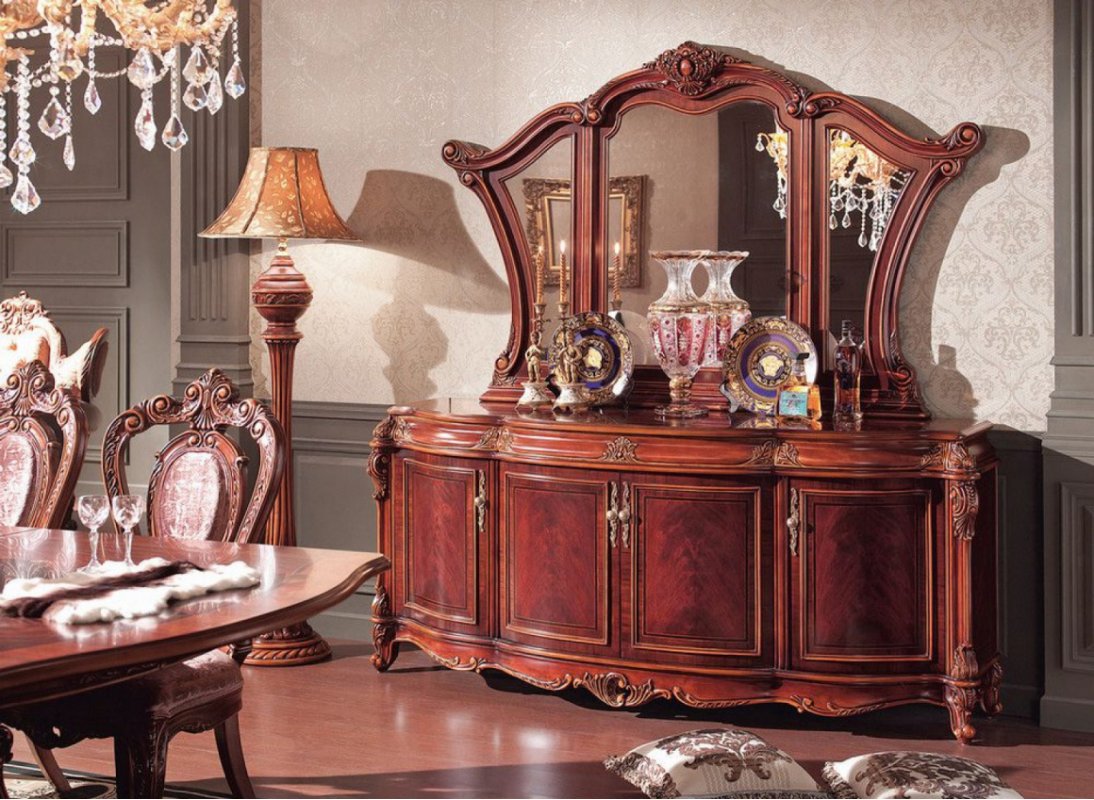 ALEKSANDRIA (АЛЕКСАНДРИЯ) Комод для гостиной с зеркалом