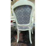 ПРОВАНС DF811 (DD) Стул 540*570*950 (массив, цвет белый, ткань 328-4)