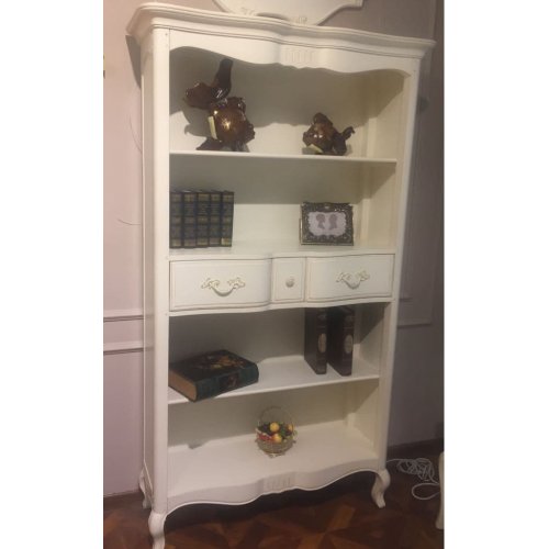 ПРОВАНС DF849(DD) Шкаф книжный (белый) ПРОВАНС DF849(DD) Шкаф книжный (белый)