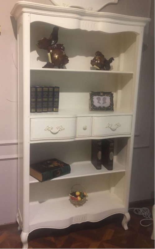 ПРОВАНС DF849(DD)  Шкаф книжный (белый)