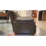 RS007PF (DD) Кресло БЕЗ ПОДУШКИ 900*800*800 (массив,кожа )