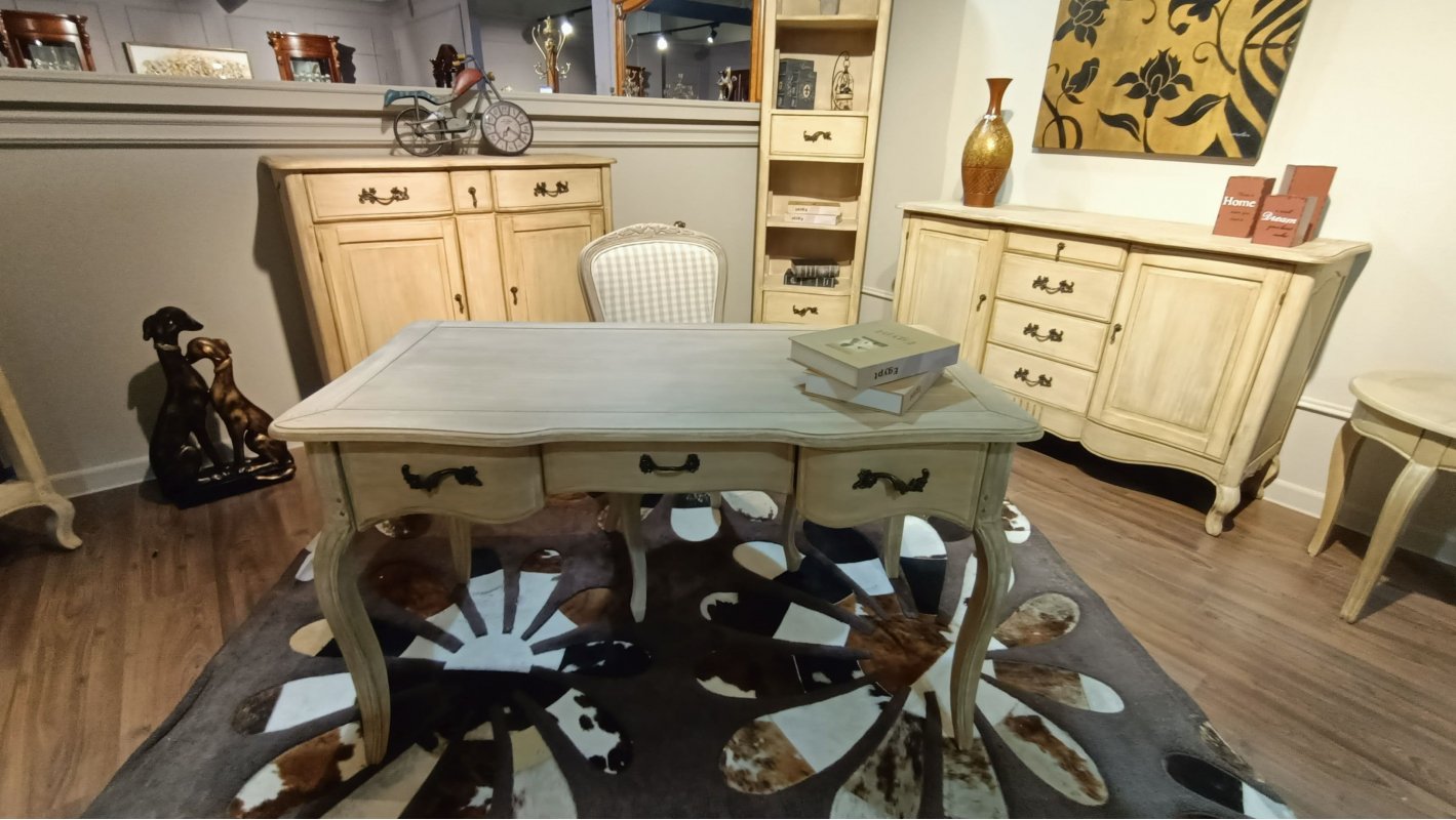 DF881DK ПРОВАНС СТОЛ рабочий, массив, цвет дуб шато