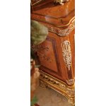 Е62 МОНАРХ ТУАЛЕТНЫЙ СТОЛИК с зеркалом, цвет-brown gold