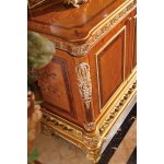 Е62 МОНАРХ БУФЕТ с зеркалом, цвет-brown gold