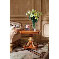 Е62 МОНАРХ КОФЕЙНЫЙ СТОЛИК, цвет-brown gold