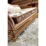 МОНАРХ Е62 Кушетка (brown gold, ткань 34082/R9004-20 )